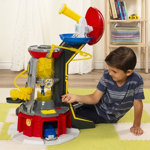 اسباب بازی برج مراقبت سگ‌های نگهبان مدل PAW Patrol, Mighty Pups Super PAWs Lookout Tower Playset with Lights and Sounds