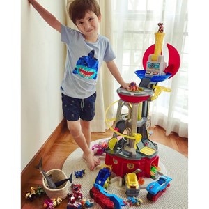 اسباب بازی برج مراقبت سگ‌های نگهبان مدل PAW Patrol, Mighty Pups Super PAWs Lookout Tower Playset with Lights and Sounds