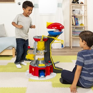 اسباب بازی برج مراقبت سگ‌های نگهبان مدل PAW Patrol, Mighty Pups Super PAWs Lookout Tower Playset with Lights and Sounds