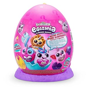 عروسک سورپرایزی رینبوکورنز RainBocoRns سری Eggzania با شاخ طلایی مدل Zuru - Rainbocorns - Eggzania Surprise Mania Golden_اسباب بازی