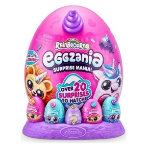 عروسک سورپرایزی رینبوکورنز RainBocoRns سری Eggzania با شاخ بنفش مدل Zuru - Rainbocorns - Eggzania Surprise_اسباب بازی