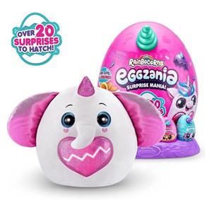 عروسک سورپرایزی رینبوکورنز RainBocoRns سری Eggzania با شاخ آبی مدل Zuru - Rainbocorns - Eggzania Surprise Mania Blue_اسباب بازی
