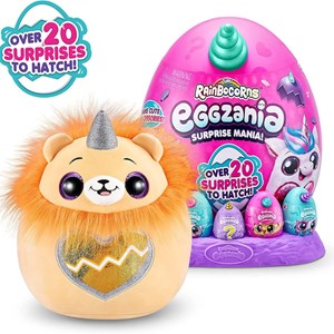 عروسک سورپرایزی رینبوکورنز RainBocoRns سری Eggzania با شاخ آبی مدل Zuru - Rainbocorns - Eggzania Surprise Mania Blue_اسباب بازی