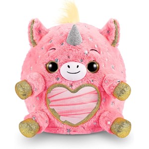 عروسک سورپرایزی رینبوکورنز RainBocoRns سری Unicorn Rescue با شاخ بنفش مدل Zuru - Rainbocorns - Unicorn Rescue Magic Peel and Reveal Hearts Purple_اسباب بازی