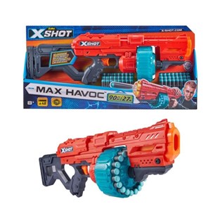 تفنگ اسباب بازی ایکس شات X-Shot مدل Zuru - X-Shot - Excel Max Havoc 48 Foam Dart Blaste_اسباب بازی