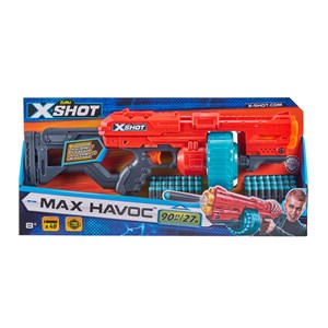 تفنگ اسباب بازی ایکس شات X-Shot مدل Zuru - X-Shot - Excel Max Havoc 48 Foam Dart Blaste_اسباب بازی