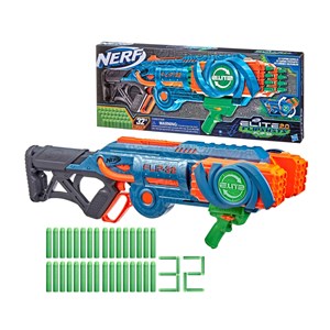 تفنگ اسباب بازی نرف Nerf مدل Hasbro - Nerf - Elite 2.0 Flipshots Flip-32 Blaster - 32 Dart Barrels_اسباب بازی