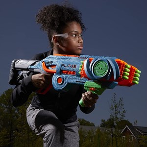 تفنگ اسباب بازی نرف Nerf مدل Hasbro - Nerf - Elite 2.0 Flipshots Flip-32 Blaster - 32 Dart Barrels_اسباب بازی