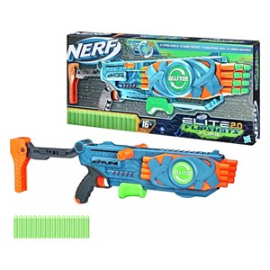 تفنگ اسباب بازی نرف Nerf مدل Hasbro - Nerf - Elite 2.0 Flipshots Flip-16 Blaster - 16 Dart Barrels_اسباب بازی