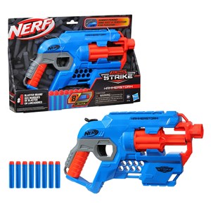 تفنگ اسباب بازی نرف Nerf آبی مدل Nerf Alpha Strike Hammerstorm Blaster_اسباب بازی