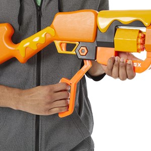 تفنگ اسباب بازی نرف Nerf مدل Hasbro - Nerf - Roblox Adopt Me! Bees! Lever Action Blaster, 8 Nerf Elite Darts_اسباب بازی