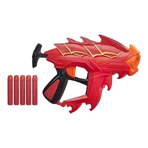 تفنگ اسباب بازی نرف Nerf مدل Hasbro - Nerf - Dragonpower Fireshot 5 Official Nerf Darts_اسباب بازی