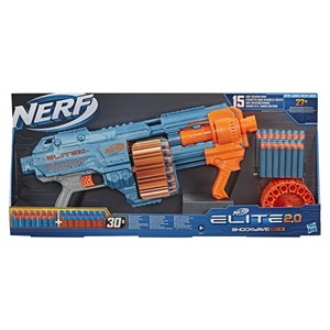 تفنگ اسباب بازی نرف Nerf مدل Hasbro - Nerf - Elite 2.0 Shockwave RD-15 Blaster With 30 Nerf Elite Darts_اسباب بازی