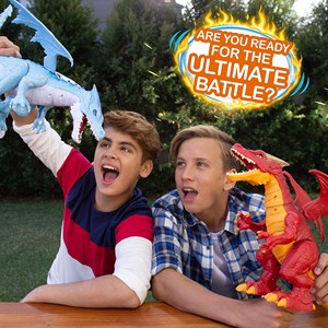 ربات اسباب بازی اژدهای آتشی روبو الایو مدل Zuru - Robo Alive - Fire Blasting Dragon_اسباب بازی