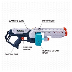 پک 3 تایی تفنگ‌های ایکس شات X-Shot مدل Zuru X-shot Turbo Fire and Fury 4 and Micro Combo Pack_اسباب بازی