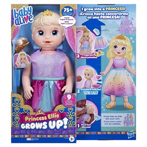 عروسک بیبی الایو پرنسس الی مدل Hasbro - Baby Alive - Princess Ellie Grows Up_اسباب بازی