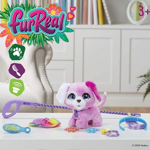 عروسک رباتیک هاپو مدل Hasbro - FurReal - Glamalots Interactive Puppy_اسباب بازی