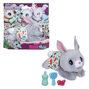 عروسک رباتیک خرگوش مدل Hasbro - FurReal - Newborns Bunny Interactive Animatronic Plush_اسباب بازی