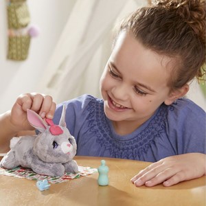 عروسک رباتیک خرگوش مدل Hasbro - FurReal - Newborns Bunny Interactive Animatronic Plush_اسباب بازی