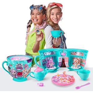 عروسک سورپرایزی تی پارتی ایتی بیتی پرتیز بزرگ با 20 سوپرایز مدل Zuru - Itty Bitty Prettys - Tea Party Series 2 Big Tea Cup_اسباب بازی