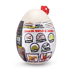تخم داینو اسمشرز قرمز Smashers سری Dino Island مدل Zuru - Smashers - Dino Island - Mega Dino Egg Over 25 Surprises_اسباب بازی