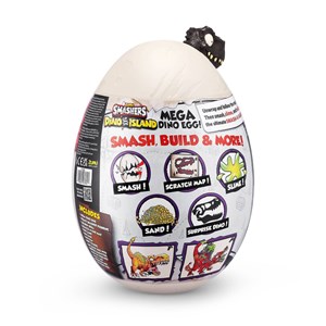 تخم داینو اسمشرز مشکی Smashers سری Dino Island مدل Zuru - Smashers - Dino Island - Mega Dino Egg Over 25 Surprises_اسباب بازی