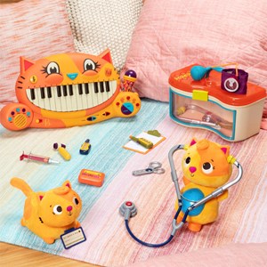 اسباب بازی کیف وسایل پزشکی مدل Battat - B. Toys - Toy Doctor Kit - Wee MD_اسباب بازی