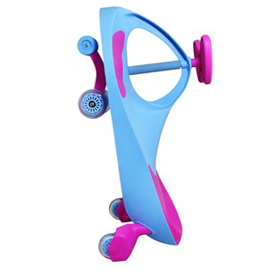 سه چرخه لوپ کار چرخ ژله ای آبی سرخابی LOOPCAR-اسباب بازی
