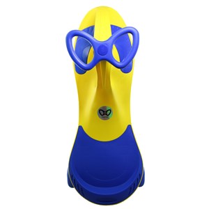 سه چرخه لوپ کار چرخ ژله ای زرد آبی LOOPCAR-اسباب بازی