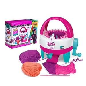ست دستگاه بافندگی با کاموا سایز بزرگ مدل RR Toys Girls Creator Braiding Machine for Kids in Multi Color_اسباب بازی
