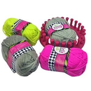 ست دستگاه بافندگی با کاموا مدل Girl's Creator Knitted Scarf Maker Set for Girls - Multi Color_اسباب بازی