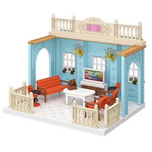 اسباب بازی ساختنی کلبه خرگوش 54 تکه مدل Exquisite Koala Town Family Game Pretend Play Toy House Furniture Toys For Children_اسباب بازی