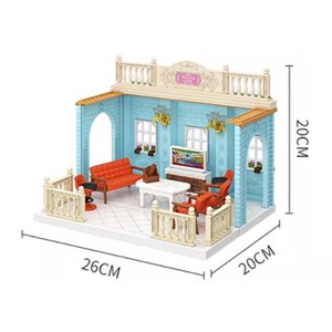 اسباب بازی ساختنی کلبه خرگوش 54 تکه مدل Exquisite Koala Town Family Game Pretend Play Toy House Furniture Toys For Children_اسباب بازی