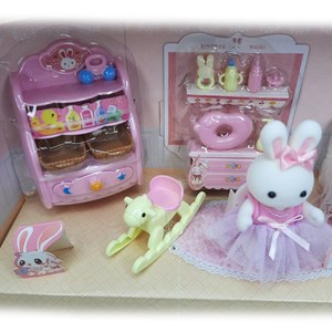 ست اسباب بازی لوازم خانه مدل خرگوش_اسباب بازی