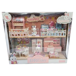 ست اسباب بازی لوازم خانه خرگوشی دو طبقه_اسباب بازی