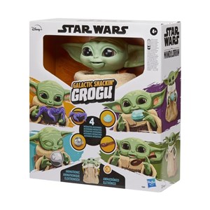 عروسک رباتیک بیبی یودا Star Wars همراه با 4 اکسسوری مدل Hasbro - Star Wars - Galactic Snackin Grogu_اسباب بازی