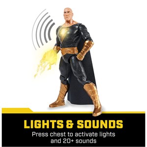 اکشن فیگور 30 سانتی بلک آدام مدل Spin Master - DC Comics - 12 inch Power Punch Black Adam_اسباب بازی