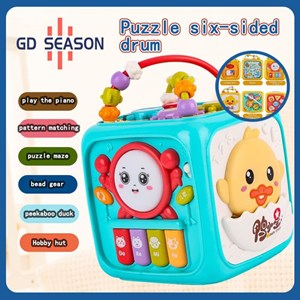 اسباب بازی مکعب هوش موزیکال شش وجهی مدل Toddler Baby Music Hexahedron Blocks_اسباب بازی