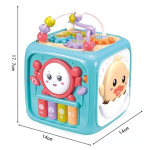 اسباب بازی مکعب هوش موزیکال شش وجهی مدل Toddler Baby Music Hexahedron Blocks_اسباب بازی