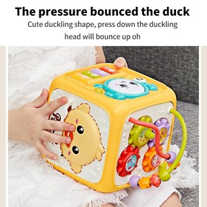 اسباب بازی مکعب هوش موزیکال شش وجهی مدل Toddler Baby Music Hexahedron Blocks_اسباب بازی