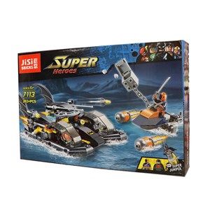 لگو دی سی دکول هاورکرافت و قایق بتمن 263 تکه مدل Super Heroes_DECOOL 7113_اسباب بازی