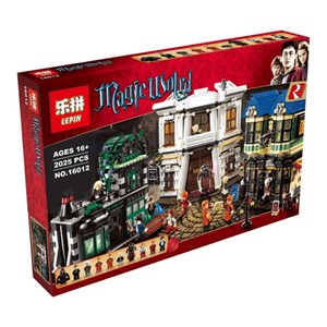 لگو هری پاتر کوچه دیاگون 2025 قطعه مدل Magic Castle Building Blocks Toy -16012_اسباب بازی