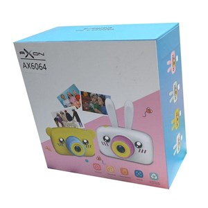 اسباب بازی دوربین دیجیتال آکسون رنگ صورتی مدل AX6064_اسباب بازی