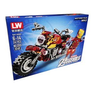 لگو مارول موتور آیرومن 241 تکه LW مدل NO.2015 MK1_اسباب بازی