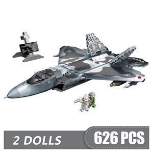 لگو کریتور هواپیمای جنگنده F22 برند اس ایکس 626 قطعه مدل SX88001_اسباب بازی