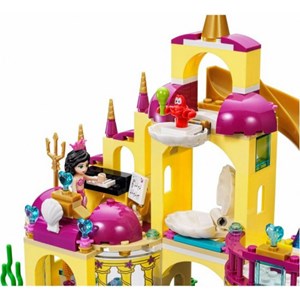 لگو دیزنی قصر پری دریایی 383 قطعه برند بلا مدل Disney Ariel's Undersea Palace Bela 10436_اسباب بازی