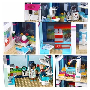 لگو فرندز بیمارستان 932 قطعه مدل Lego Bela 90002_اسباب بازی