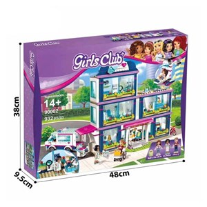 لگو فرندز بیمارستان 932 قطعه مدل Lego Bela 90002_اسباب بازی