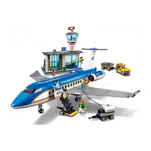 لگو سیتی فرودگاه و هواپیما 718 قطعه مدل Lego Airport Passenger Terminal City A19052_اسباب بازی