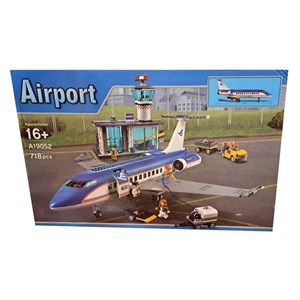 لگو سیتی فرودگاه و هواپیما 718 قطعه مدل Lego Airport Passenger Terminal City A19052_اسباب بازی